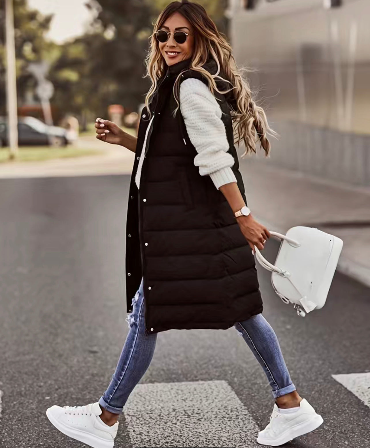 Whiley Calf Length Vest
