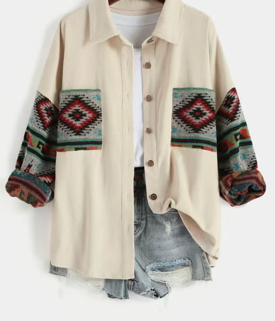 Aztec Corduroy Jacket