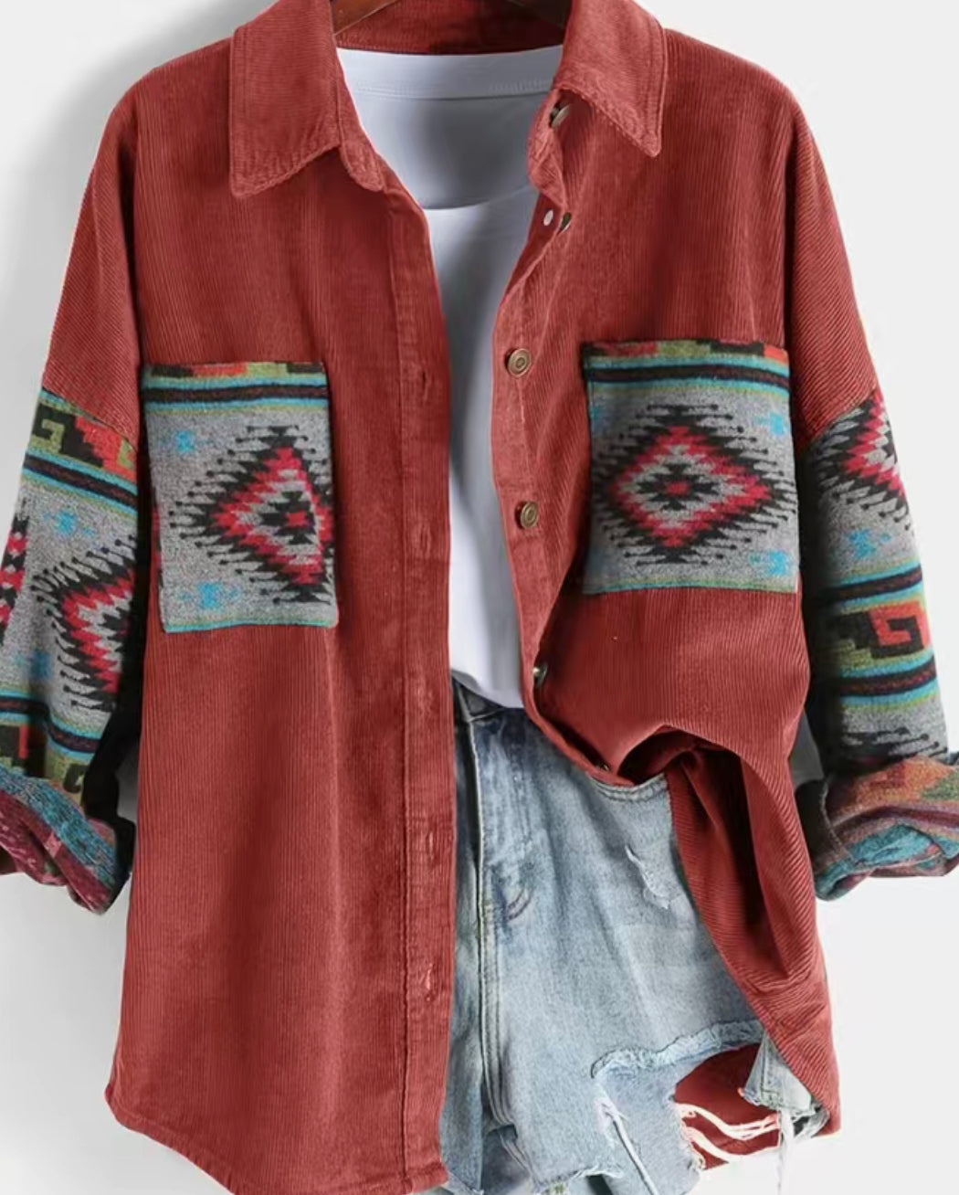 Aztec Corduroy Jacket
