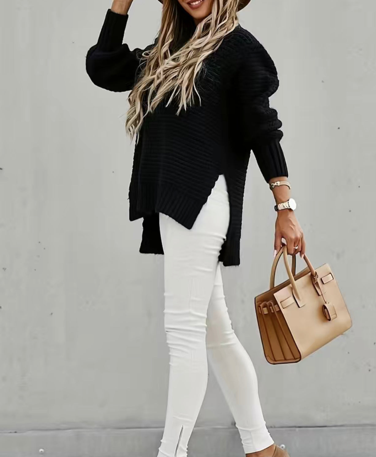 Lynn High/Low Sweater