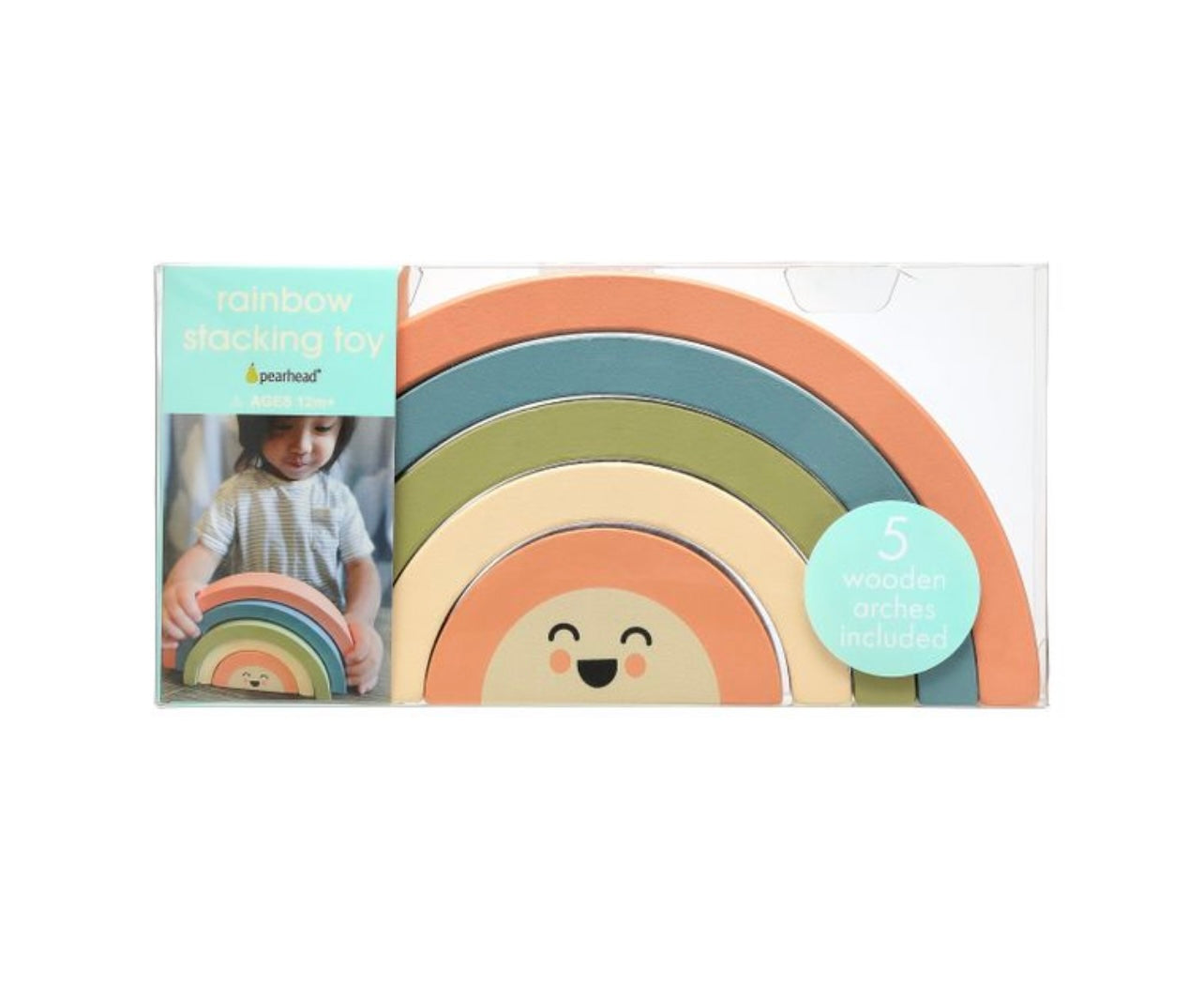 Wooden Rainbow Stack