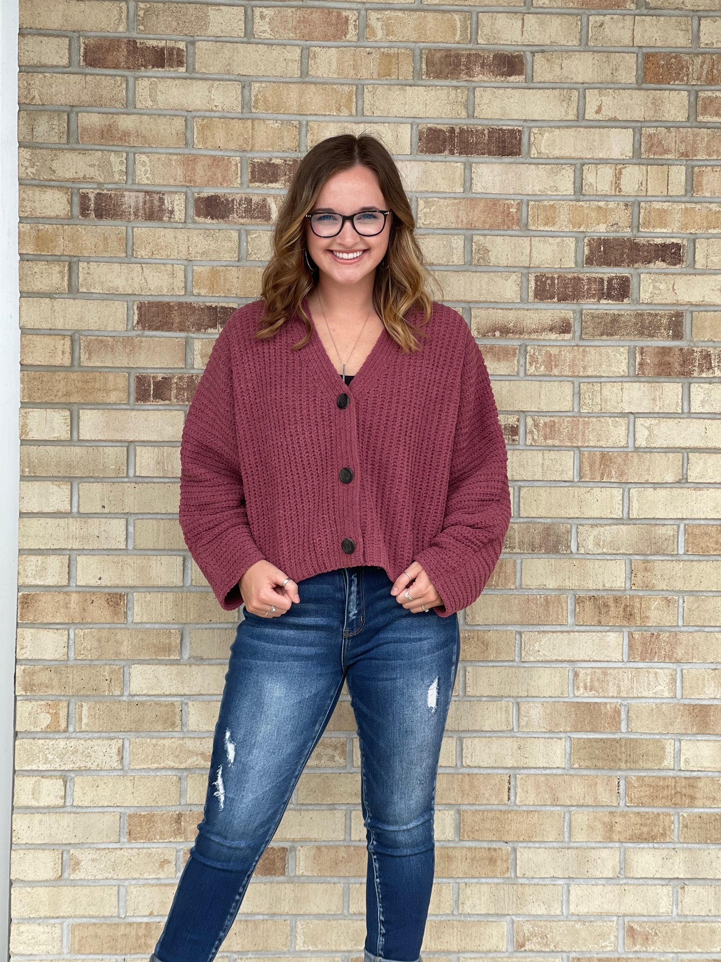 Strawberry Wine Sweater