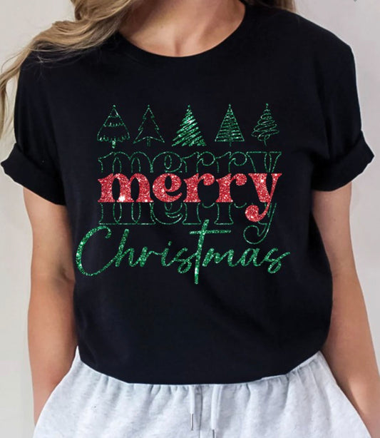 Sparkle Merry Christmas Shirt