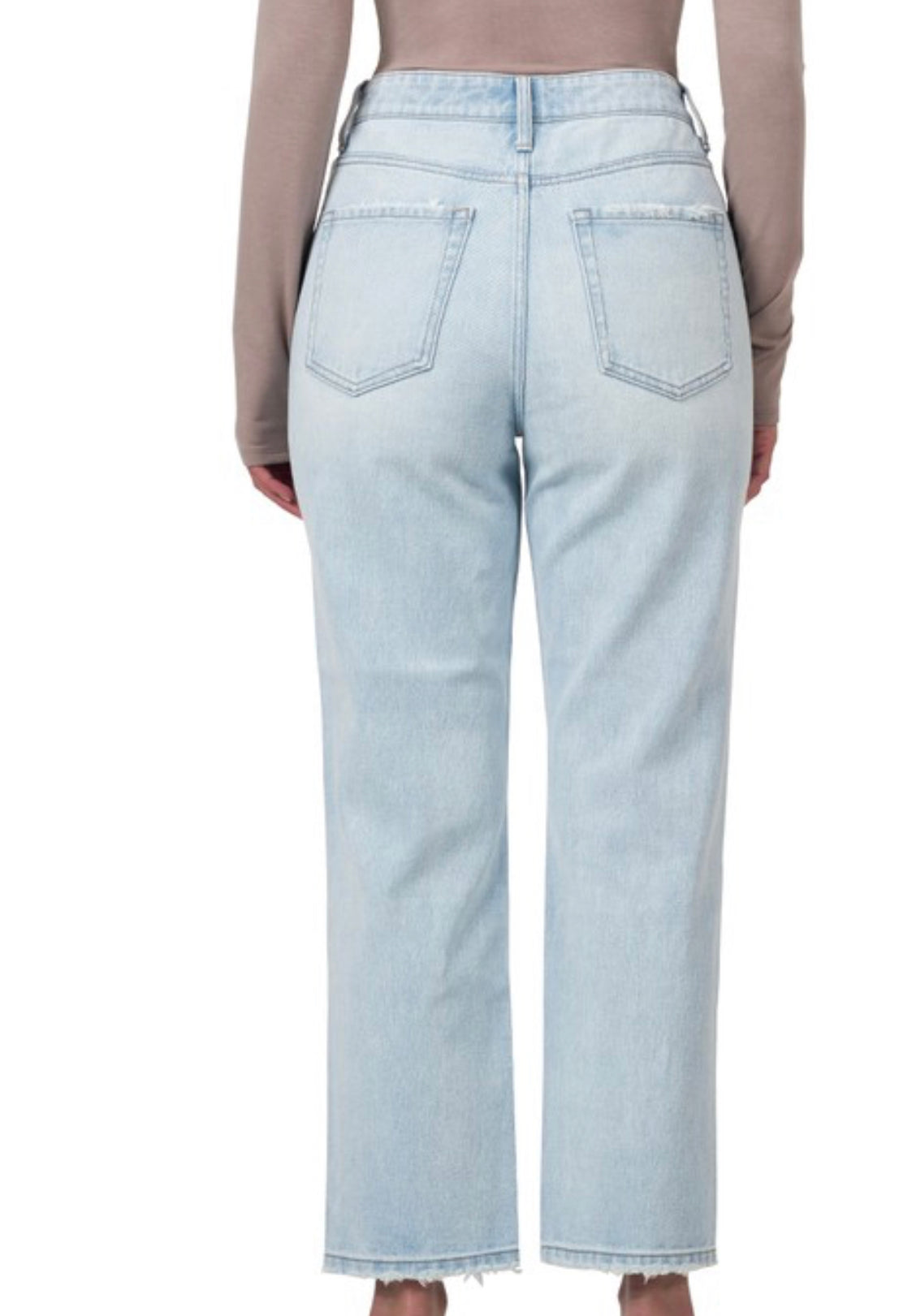 Zenana Crop Flare Denim