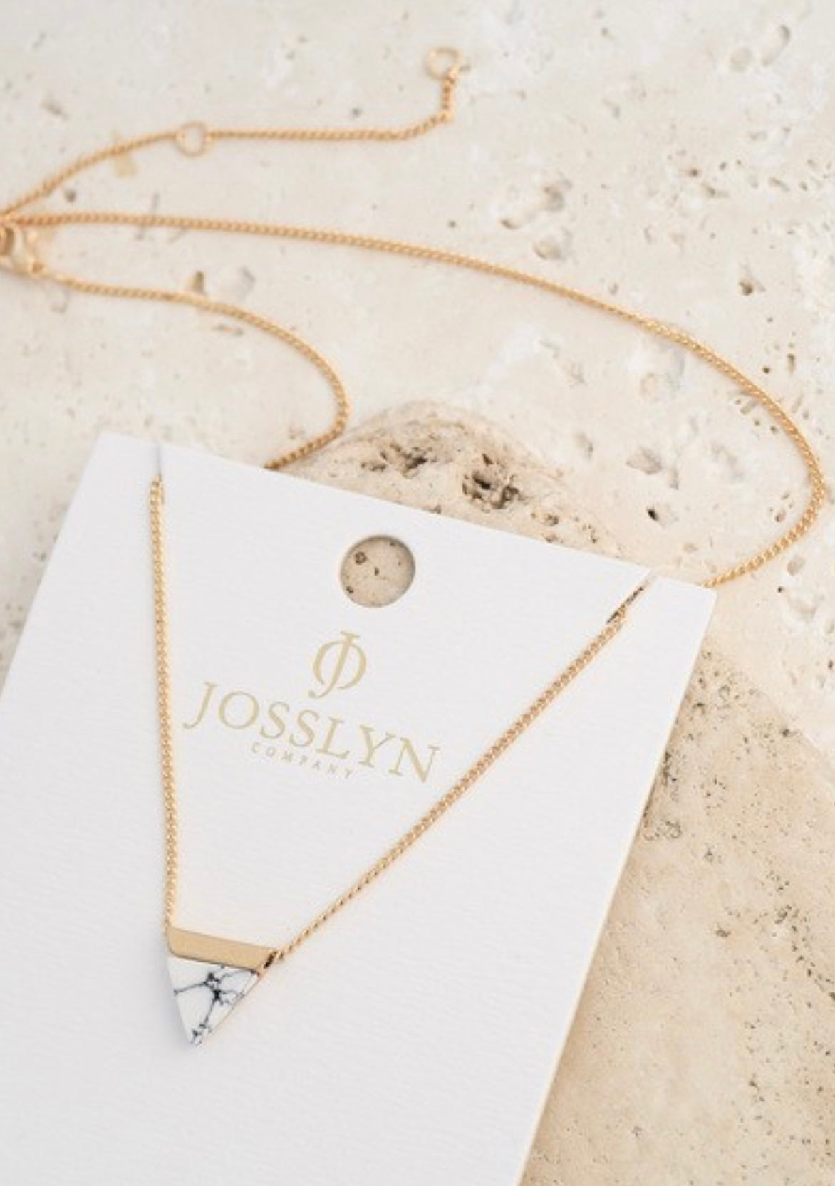 Triangle Stone Necklace