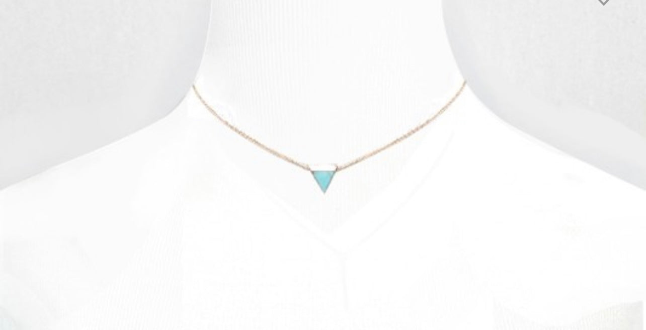 Triangle Stone Necklace