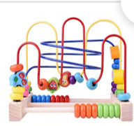 Wooden Bead Activity Station
